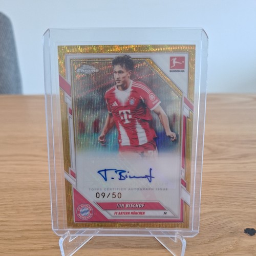 Tom Bischof 2025 Topps Chrome Gold Wave /50
