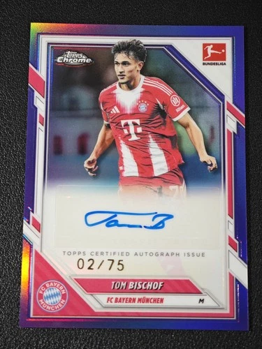 Tom Bischof 2025 Topps Chrome Purple 2/75