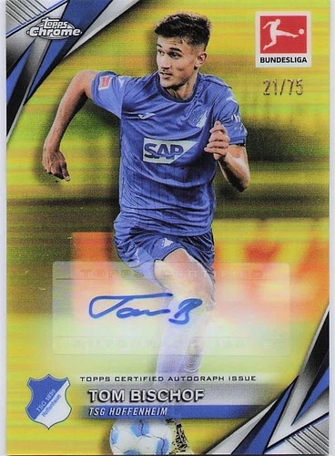 Tom Bischof 2024 Topps Chrome Yellow Refractor /75