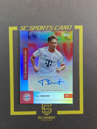 Tom Bischof 2025 Topps FC Bayern Munchen Red /5