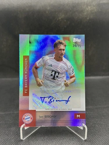Tom Bischof 2025 Topps FC Bayern Refractor /75