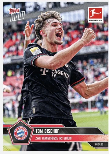 Tom Bischof 2025 Topps NOW