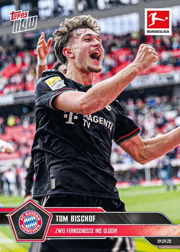Tom Bischof 2025 Topps Now Bundesliga