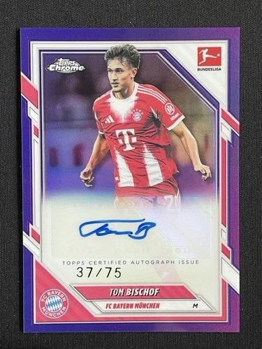 Tom Bischoff 2026 Topps Chrome Purple Refractor /75