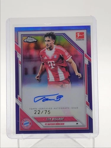 Tom Bischoff 2025 Topps Chrome Purple Refractor /75