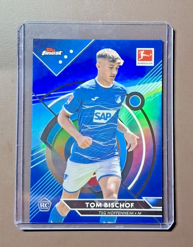Tom Bischoff 2022 Topps Finest Blue Refractor /150