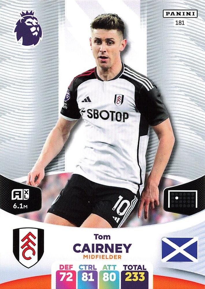 Tom Cairney 2024 Panini Adrenalyn XL Premier League