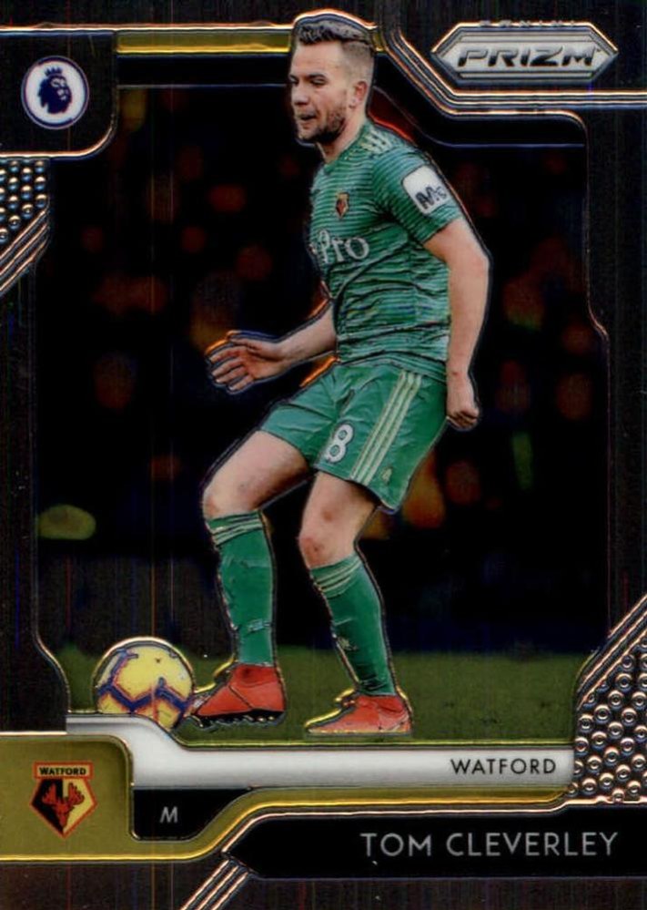 Tom Cleverley 2019 Panini Prizm Premier League 114