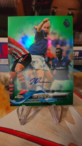 Tom Davies 2018 Topps Chrome Green Refractor /99