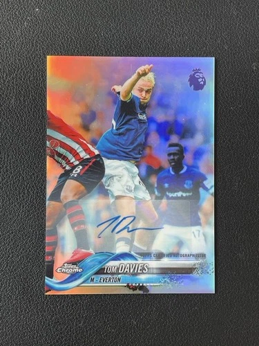 Tom Davies 2018 Topps Chrome Refractor #3