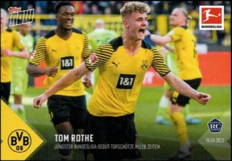 Tom Rothe 2022 Topps Bundesliga Stickers