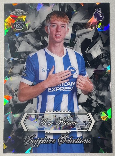 Tom Watson 2025 Topps Chrome Premier League Black /10