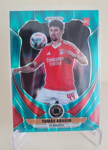 Tomas Araujo 2025 Panini Prizm Club World Cup Teal Seismic /49