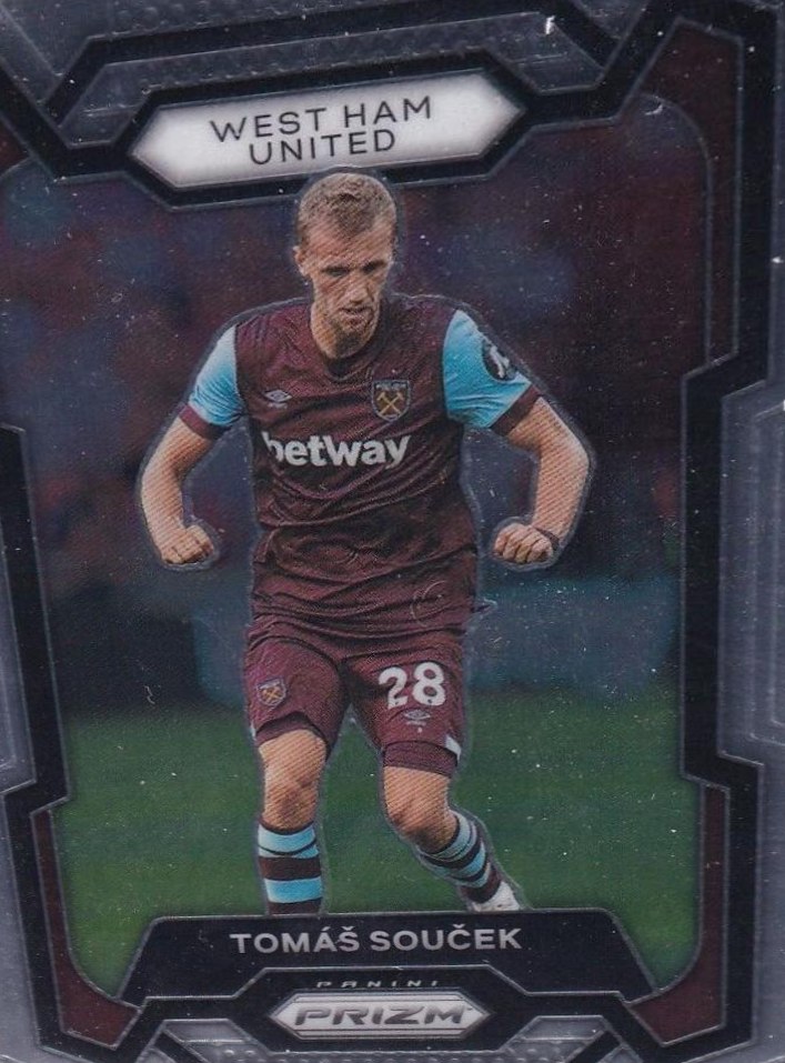 Tomas Soucek 2023 Panini Prizm Premier League