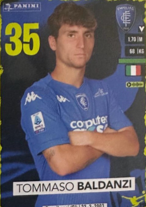 Tommaso Baldanzi 2023 Panini Calciatori Stickers