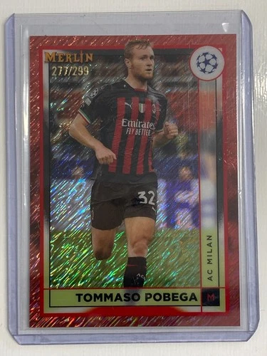 Tommaso Pobega 2023 Topps Merlin Chrome Gold /299