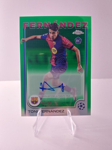 Toni Fernandez 2024 Topps Chrome Green /99