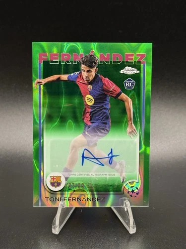 Toni Fernandez 2024 Topps Chrome Green Lava Refractor /99