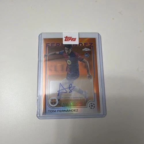 Toni Fernandez 2024 Topps Chrome Orange Refractor /25