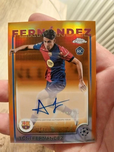 Toni Fernandez 2024 Topps Chrome UEFA /25