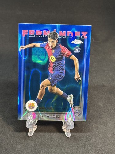 Toni Fernandez 2024 Topps Chrome UEFA Blue Lava /150