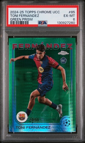 Toni Fernandez 2024 Topps Chrome UEFA Club Competitions 10/99