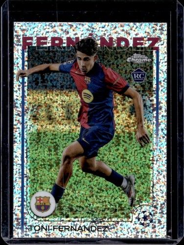 Toni Fernandez 2024 Topps Chrome UEFA Speckle Refractor