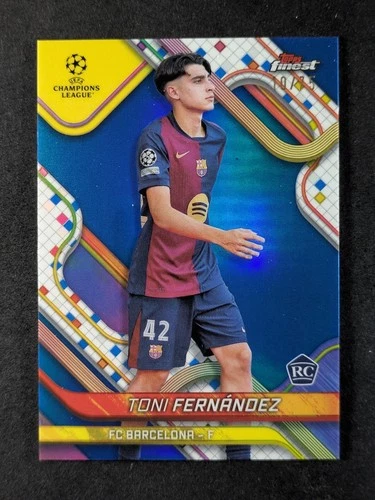 Toni Fernandez 2024 Topps Finest Blue Refractor /75