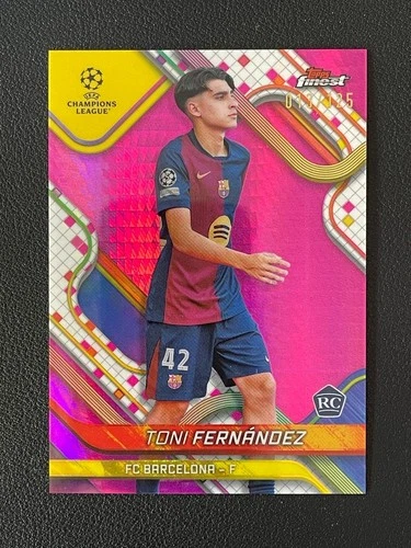 Toni Fernandez 2024 Topps Finest Pink /125