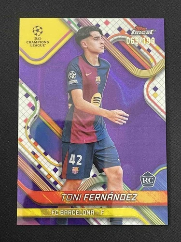 Toni Fernandez 2024 Topps Finest Purple /199