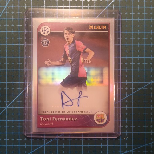 Toni Fernandez 2024 Topps Merlin Calcio Refractor