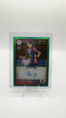 Toni Fernandez 2024 Topps Merlin Chrome Green Refractor /99