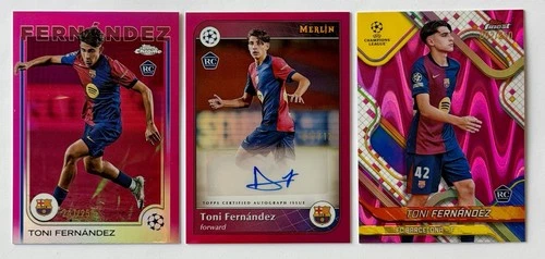 Toni Fernandez 2024 Topps Merlin Chrome Magenta /125