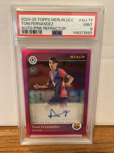 Toni Fernandez 2024 Topps Merlin Chrome Pink Refractor /199