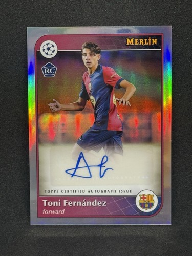 Toni Fernandez 2024 Topps Merlin Chrome Refractor