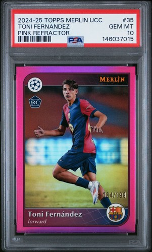 Toni Fernandez 2024 Topps Merlin Chrome Rosa /199