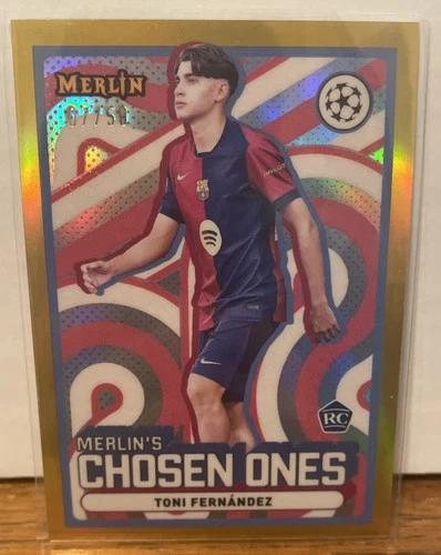 Toni Fernandez 2024 Topps Merlin Chrome UCC Gold Refractor /50