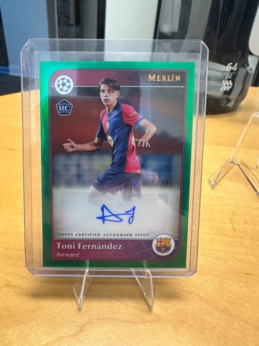 Toni Fernandez 2024 Topps Merlin Chrome Verde Refractor /99