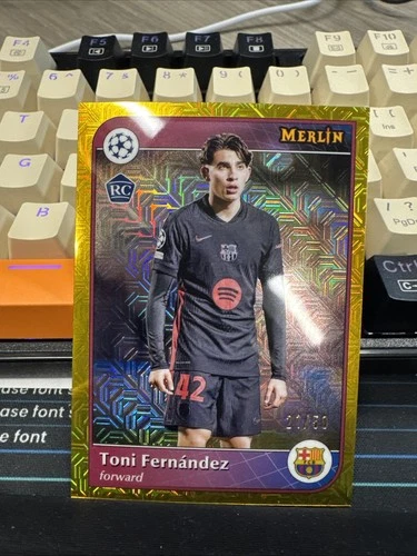 Toni Fernandez 2025 Topps Merlin Gold Mojo /50