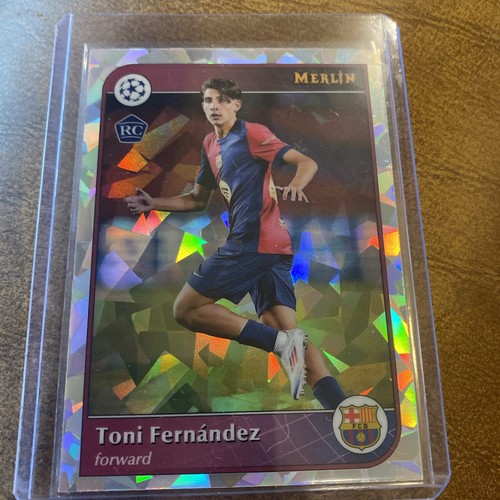 Toni Fernandez 2025 Topps Merlin UEFA Champions Cracked Ice