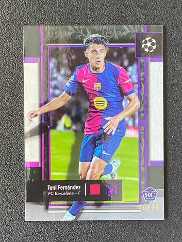 Toni Fernandez 2024 Topps Museum Collection UEFA /99