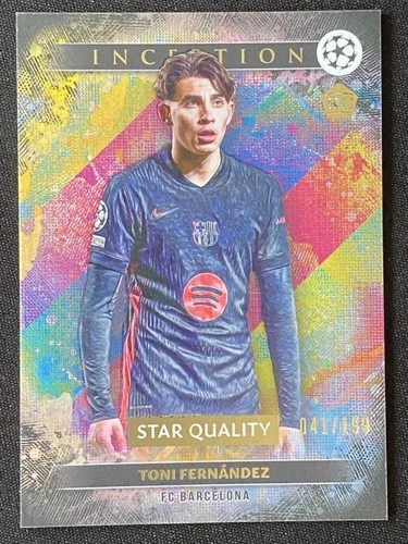 Toni Fernandez 2024 Topps Inception UCC Black Foil /199