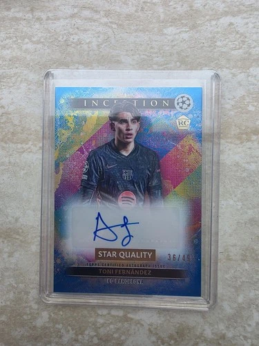 Toni Fernandez 2024 Topps Inception UCC Blue Foil /49