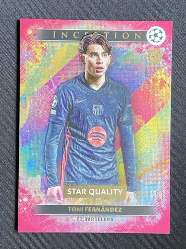 Toni Fernandez 2024 Topps Inception UCC Magenta Foil /150