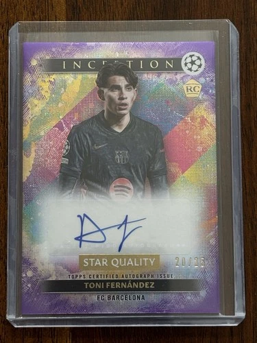 Toni Fernandez 2024 Topps Inception UCC Purple Foil /25