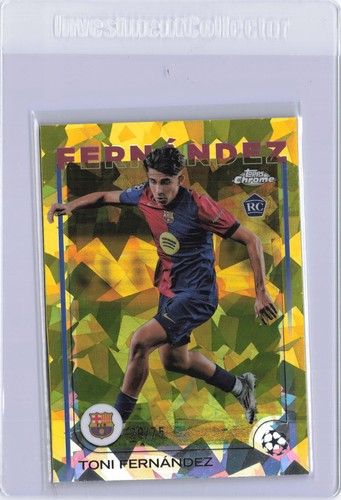 Toni Fernandez 2024 Topps UCC Sapphire Oro /75