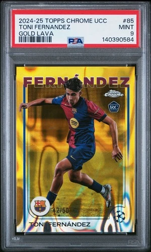 Toni Fernández 2024 Topps Chrome Gold Lava 42/50