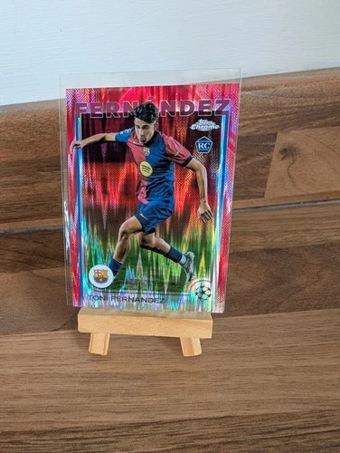 Toni Fernández 2024 Topps Cromo Hongbao UCC UCL Rojo /8