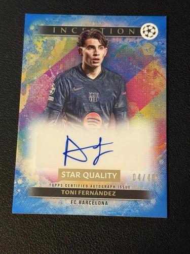 Toni Fernández 2024 Topps Inception /49