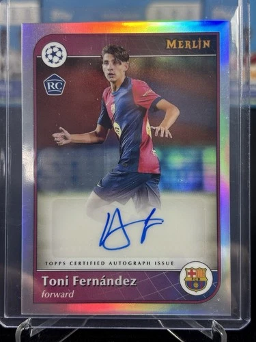 Toni Fernández 2025 Topps Merlin Chrome